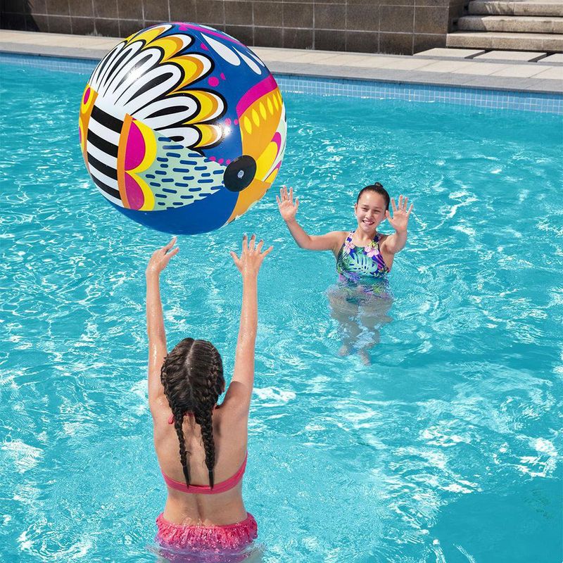 Pelota de Playa Inflable con Diseño Colorido y Divertido
