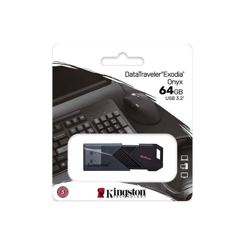 Memoria Usb 3.2 Onyx Datatraveler de 64 Gb - Kingston