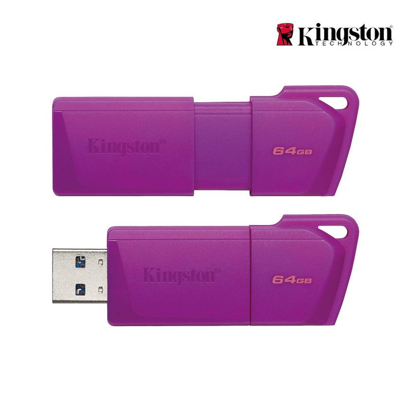 Memoria Usb Morada de 64 Gb - Kingston