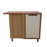 Gabinete de Esquina Impera Café y Blanco 93X52X86 Cm -  Z