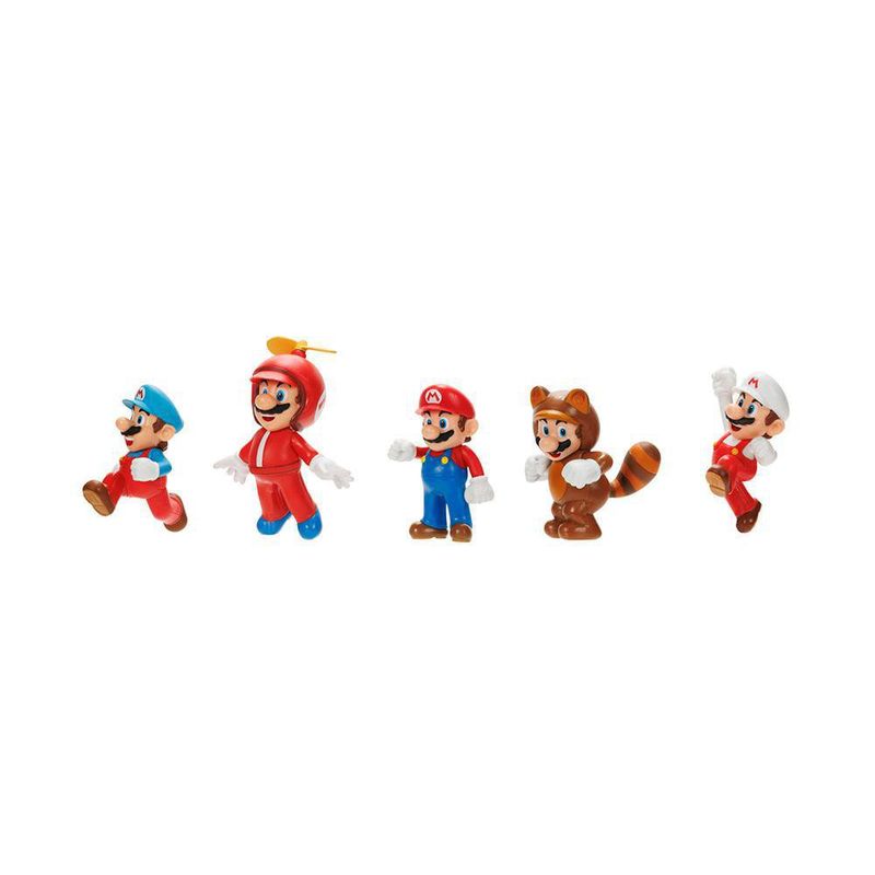 Set de 5 Figuras de Mario 2.5 Plg