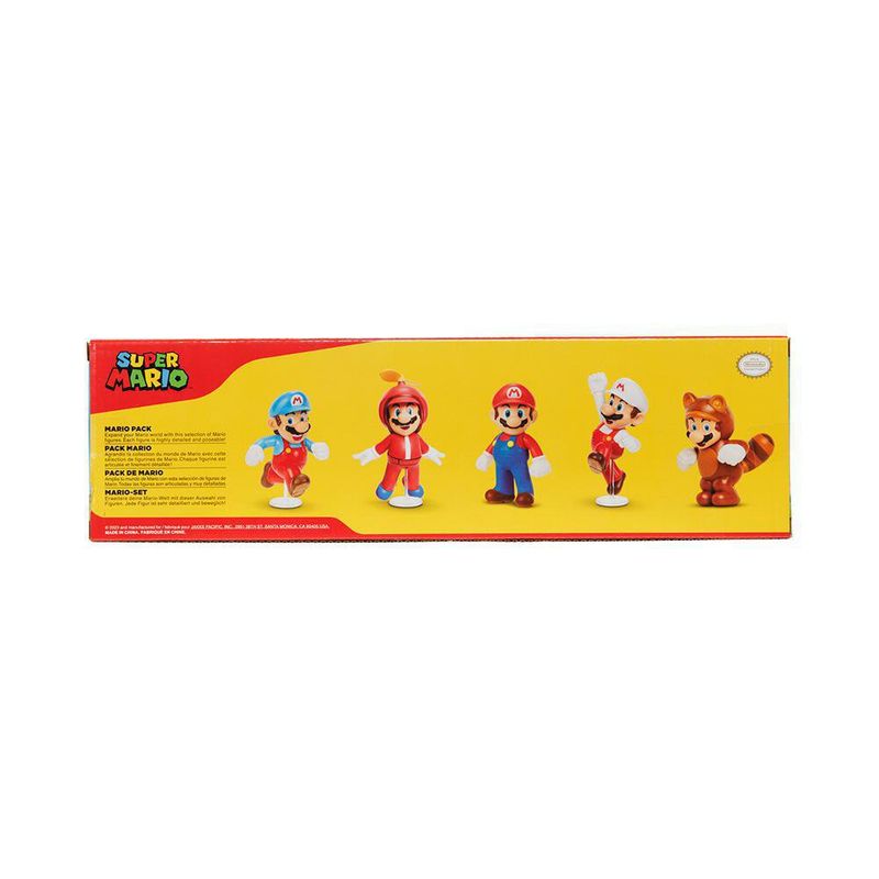 Set de 5 Figuras de Mario 2.5 Plg