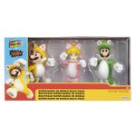 Set de Figuras de Mario World 3D de 4 Plg