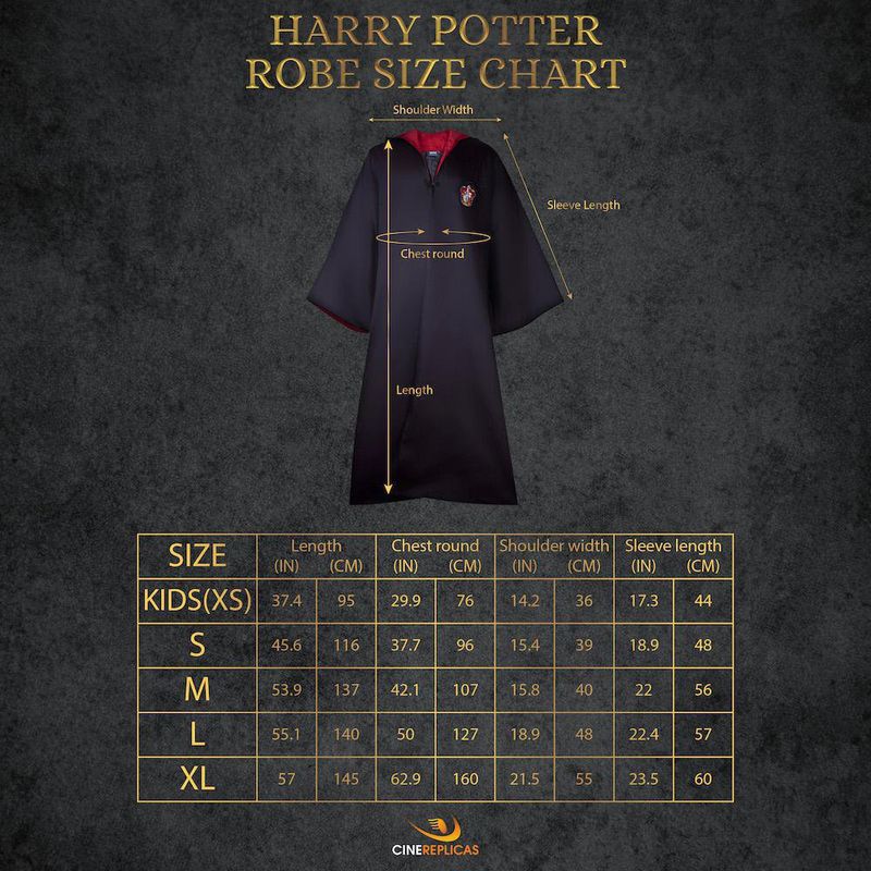 Túnica Gryffindor Talla L - Harry Potter