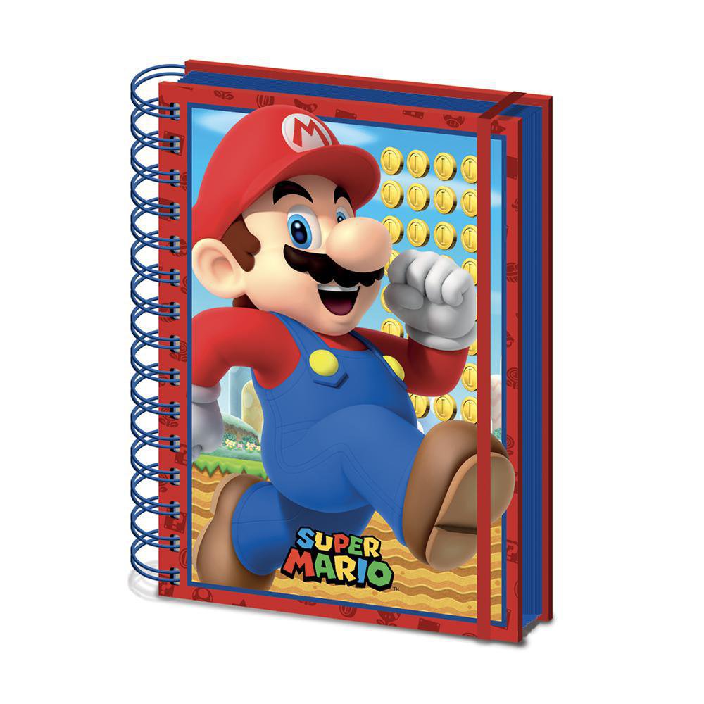 Libreta Lenticular Nintendo - Super Mario - Cemaco