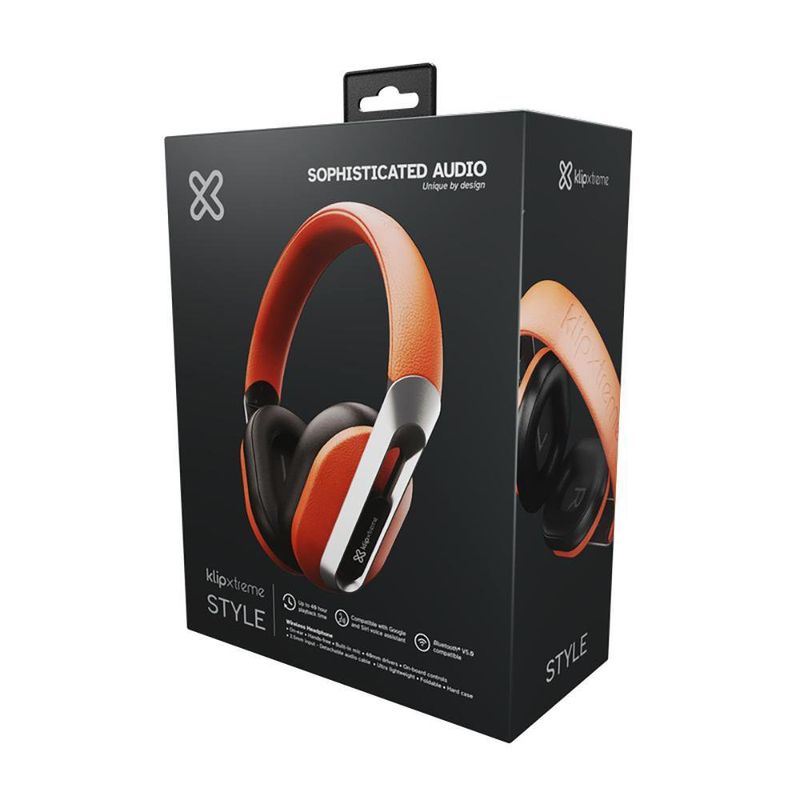 Audífonos Inalámbricos de Diadema Premium Coral - Klipxtreme