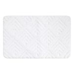Alfombra de Baño Blanca de 50X80 Cm - Viva