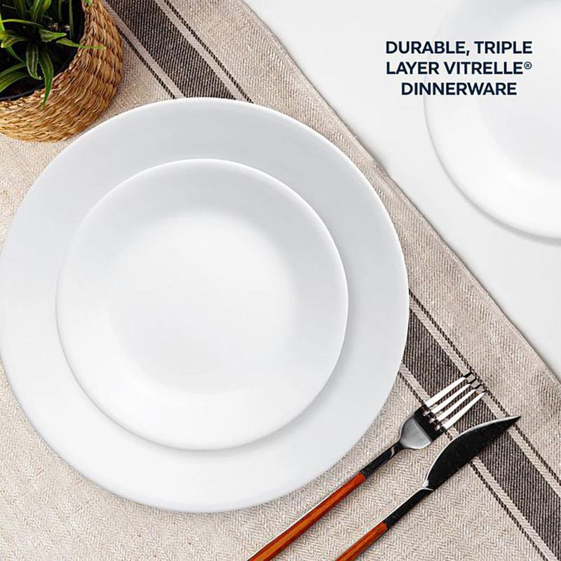 Vajilla Blanca 16 Pzas - Corelle