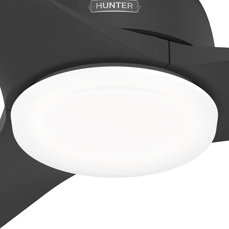 Ventilador Gallegos Negro Mate 52 Plg - Hunter Company