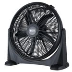 Ventilador de Piso Negro 20 Plg - Rosthal