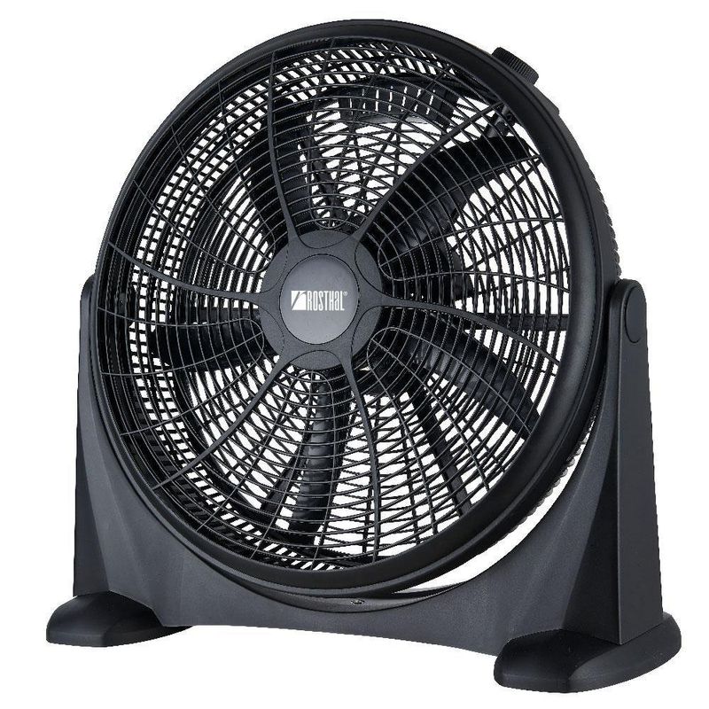 Ventilador de Piso Negro 20 Plg - Rosthal