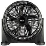 Ventilador de Piso Negro 20 Plg - Rosthal