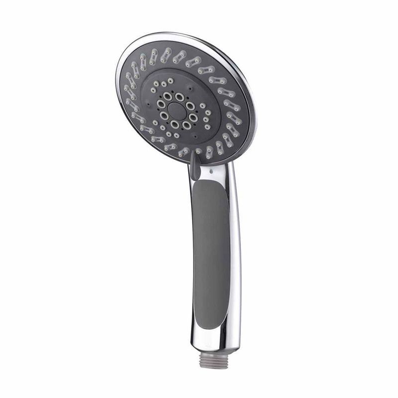 Cabeza De Ducha Redonda Cromado Con Gris 4 Funciones - Sensea
