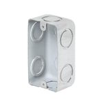 Caja Eléctrica Empotrable Rectangular De Metal - Volteck