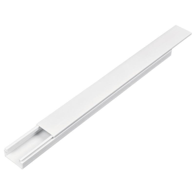 Canaleta Plástica De Pared Blanca Con Adhesivo - Volteck
