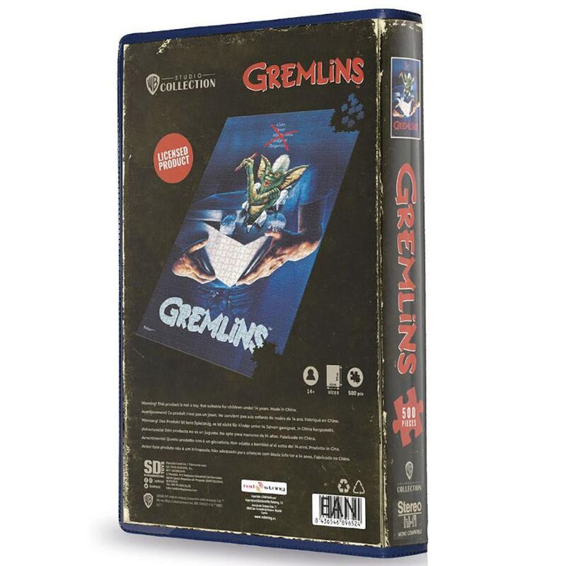 Rompecabezas Estilo VHS Gremlins 500 Pzas - Gremlins
