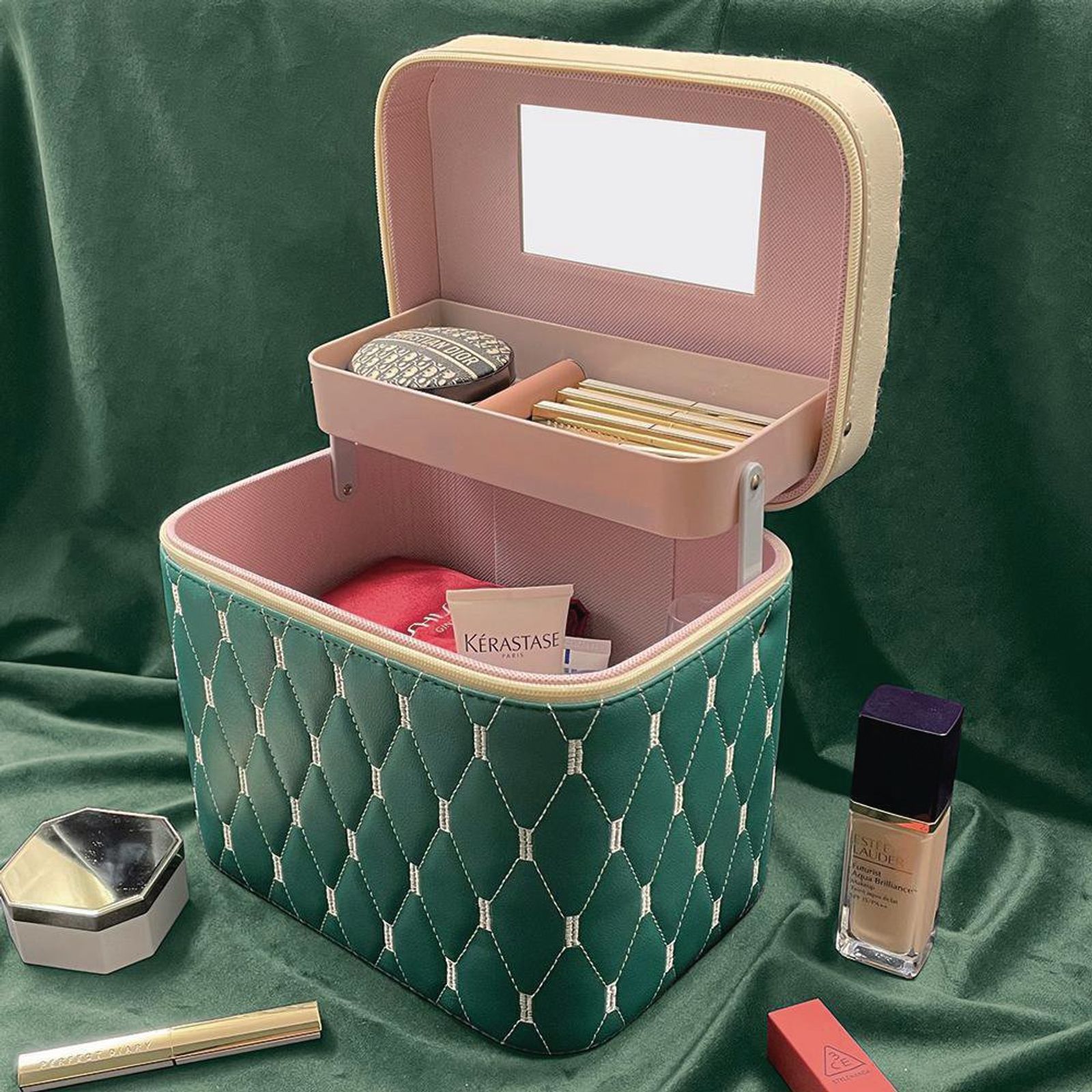 caja organizadora de maquillaje