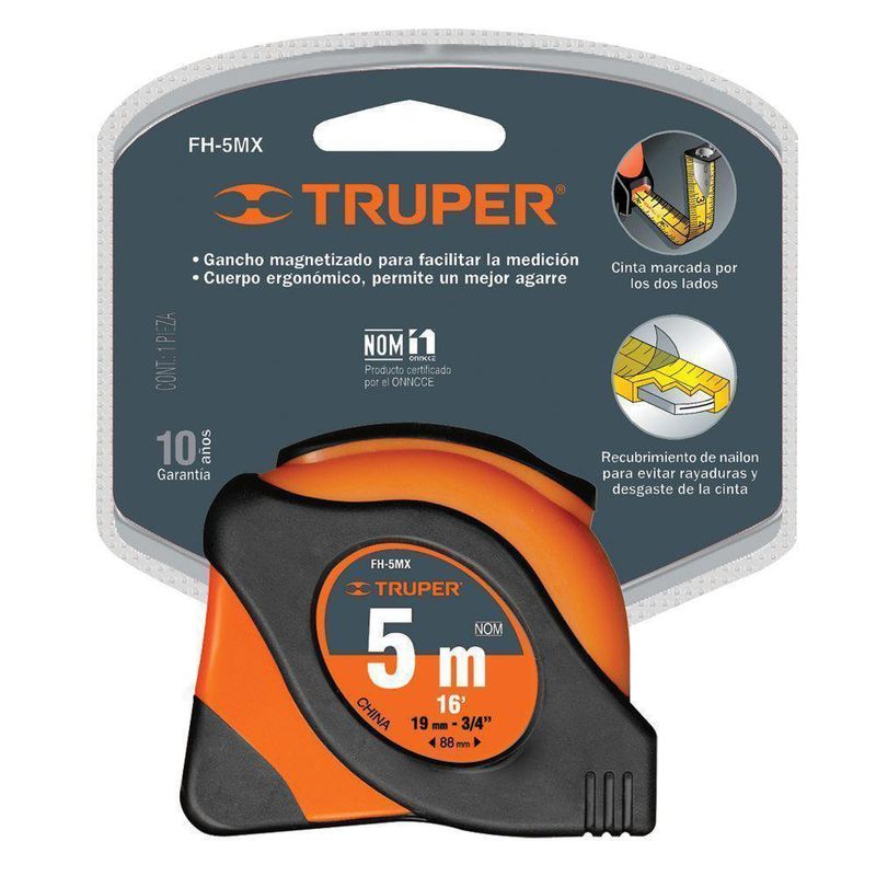 Cinta Métrica 5 M - Truper