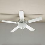 Ventilador De Techo Deluxe Para Interior 52 Plg - Hunter Varios Colores