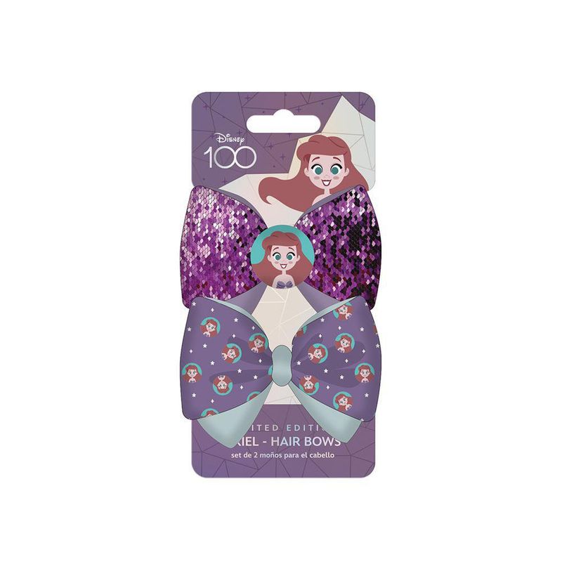 Set de 2 Moños para Cabello Ariel La Sirenita