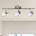 Lámpara De Techo Pared 3 Burbujas Satín Blanco 60W - Z