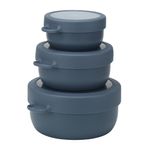 Set de 3 Bowls de Plástico Reciclado Pebble - Hip