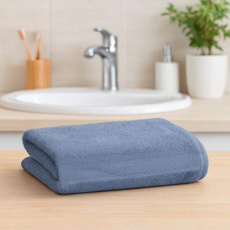 Set de Toallas para Baño y Manos Azul