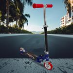 Scooter Infantil Azul con Diseño de Auto