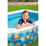 Piscina Inflable Estampado Flores 229x152x56 Cm - Bestway