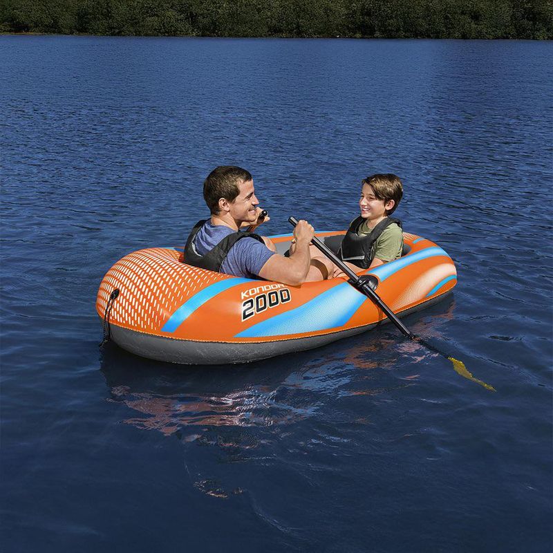 Balsa Inflable Kondor 2000 con Remos y Bomba de Aire