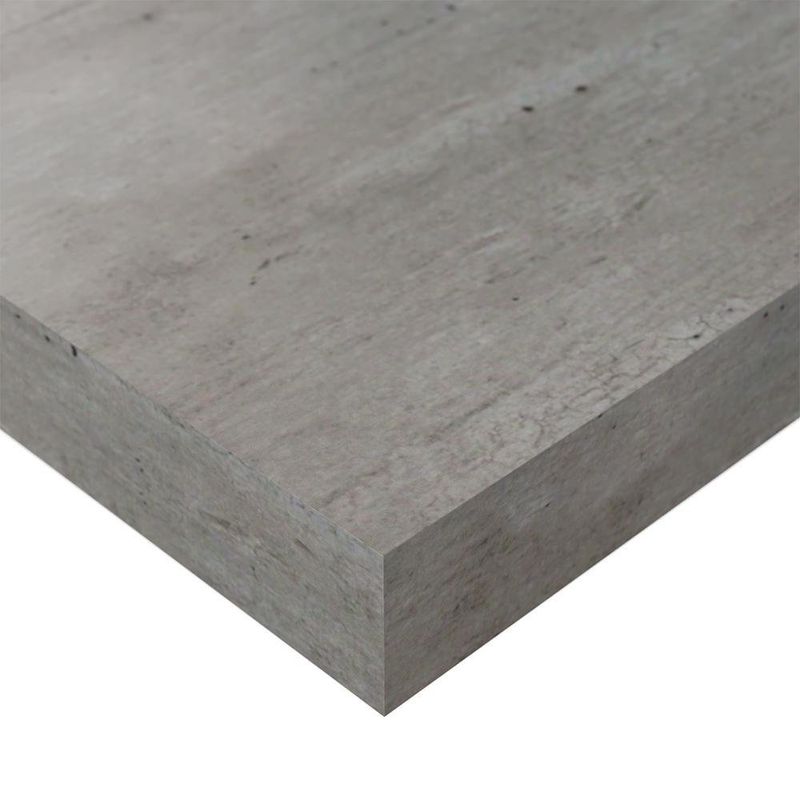 Repisa de Mdf Gris Plateado 80X23.5X3.8 Cm - Spaceo