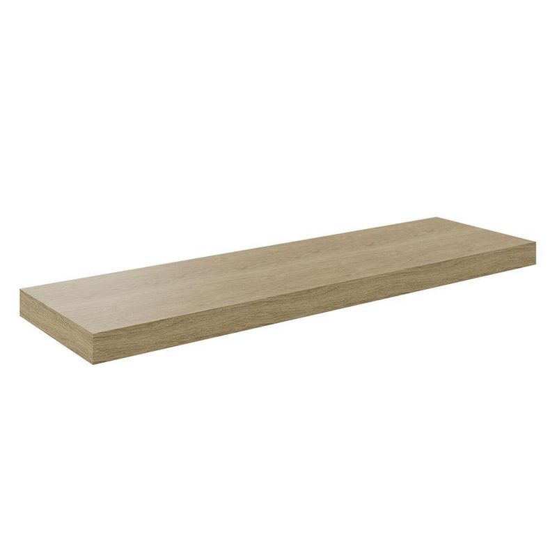 Repisa de Mdf Café 80X23.5X3.8 Cm - Spaceo