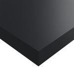 Repisa de Mdf Negra 60X23.5X3.8 Cm - Spaceo