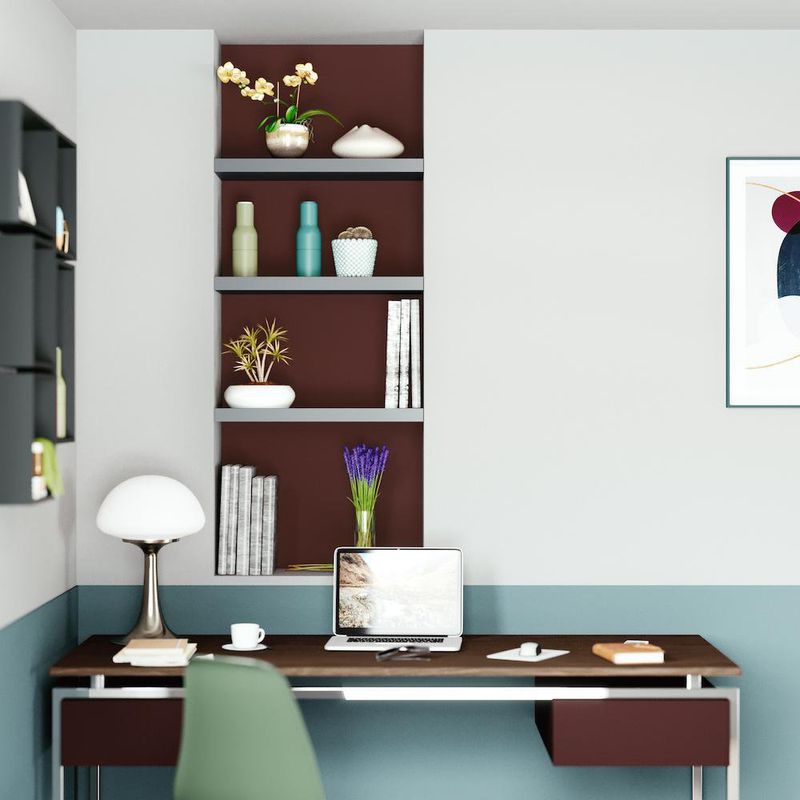 Repisa de Mdf Negra 60X23.5X3.8 Cm - Spaceo