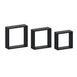 Cubo de Mdf Negro - Spaceo