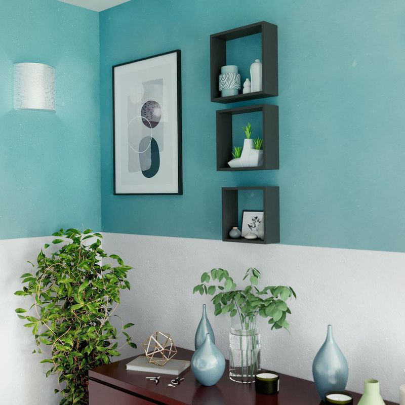 Cubo de Mdf Negro - Spaceo