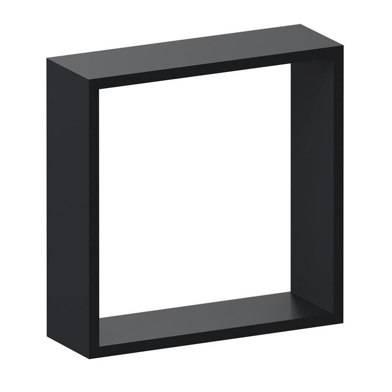 Cubo de Mdf Negro - Spaceo