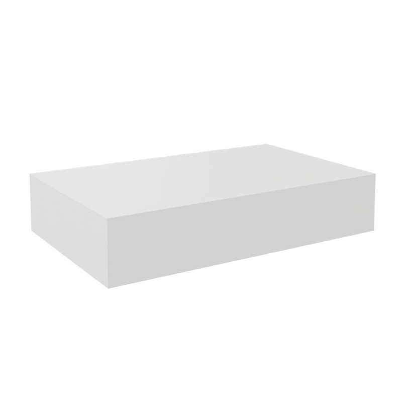 Gaveta de Mdf Blanca 40X8X25 Cm - Spaceo
