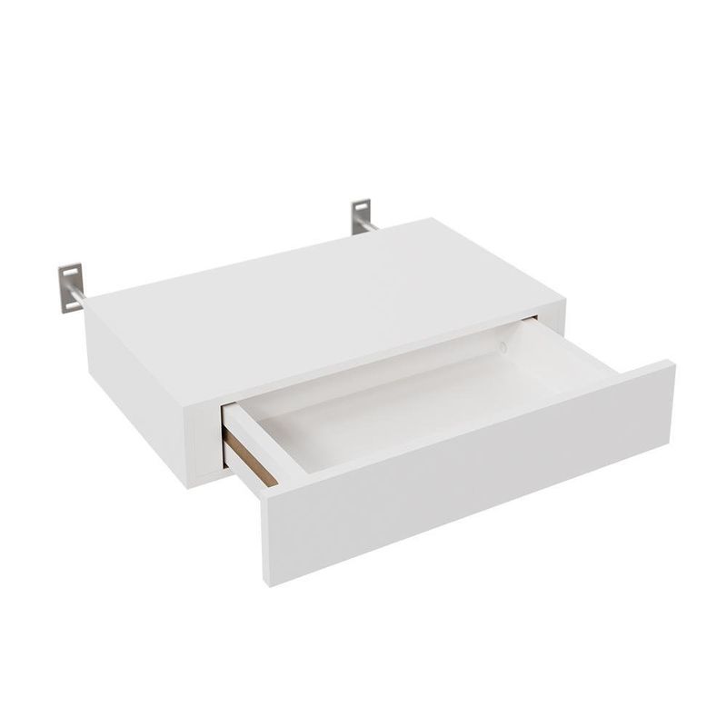Gaveta de Mdf Blanca 40X8X25 Cm - Spaceo