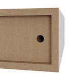 Gaveta de Mdf Blanca 40X8X25 Cm - Spaceo