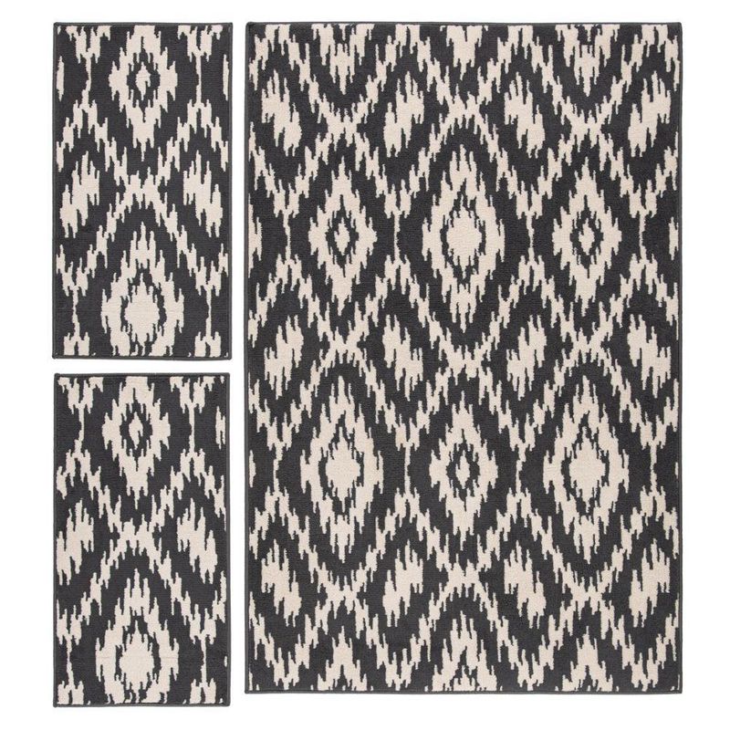 Combo 3 Alfombras Carter 133X190 y 2 de 57X90 Cm - Viva