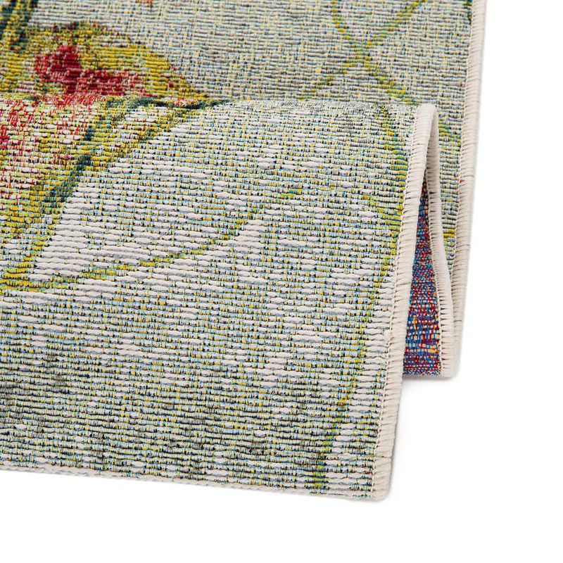 Set 2 Alfombras Corredor Gobelin Hojas 140X200 + 60X100 Cm - Viva