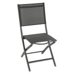 Silla Plegable Esencia Grafito 45x57x90 Cm - Hesperide