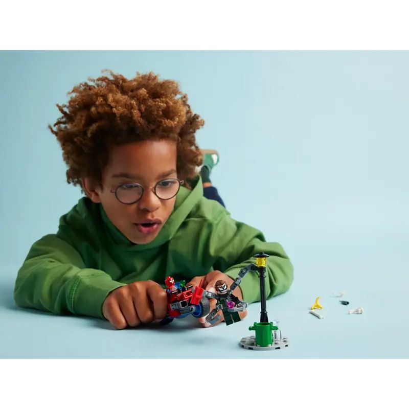 Motocicleta Spider Man Vs Doc Ock 76275 77 Pzas - Lego