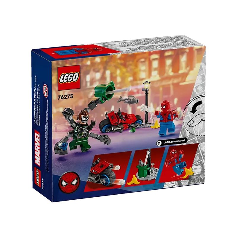 Motocicleta Spider Man Vs Doc Ock 76275 77 Pzas - Lego