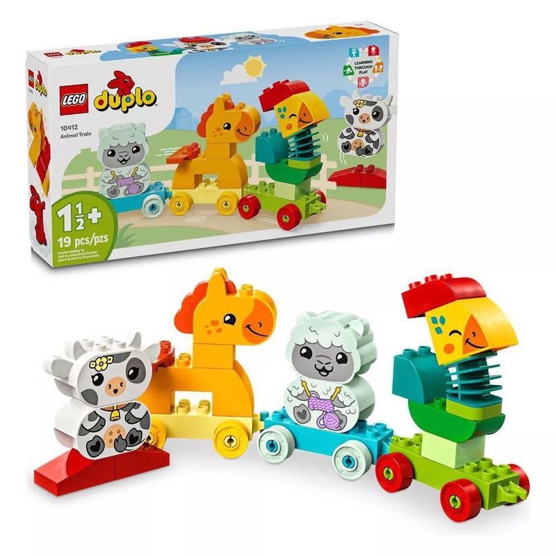 Tren de Los Animales 10412 19 Pzas - Lego