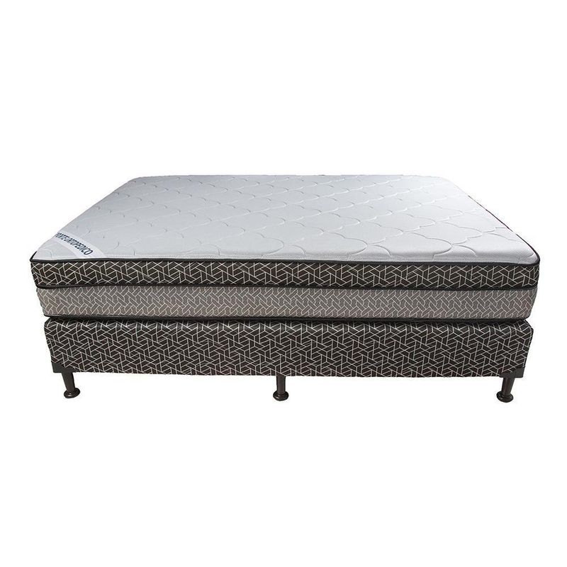 Set de Cama Colchón + Base Euro Plus - Florida Varios Tamaños