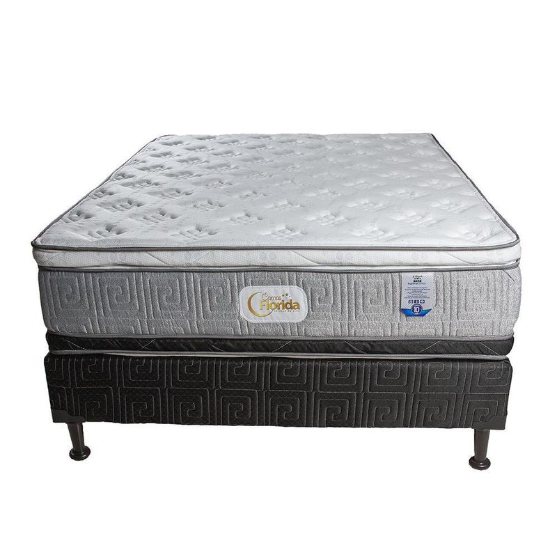 Set de Cama Colchón + Base Perfect Rest Supreme Confort - Florida Varios Tamaños