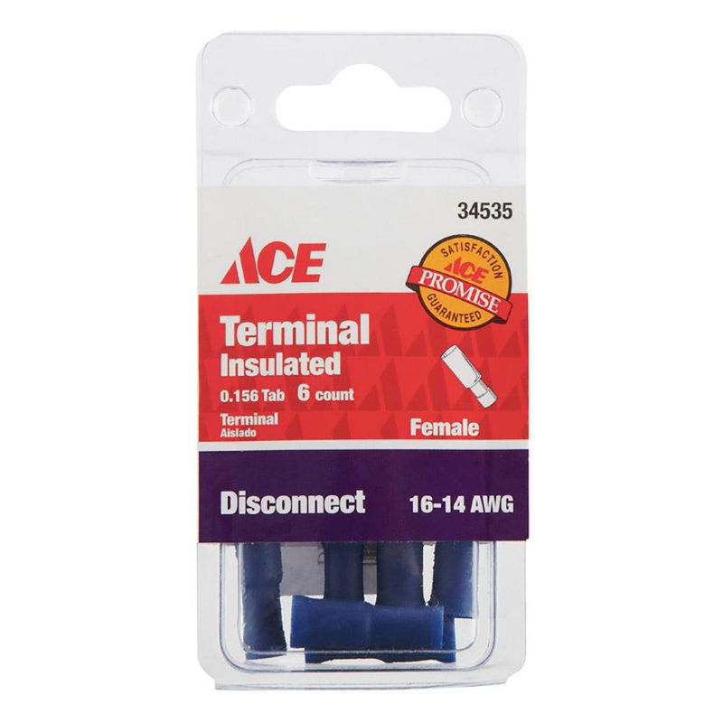 Terminal De Pin A Presión Hembra De 14 A 16 Awg - Catamount