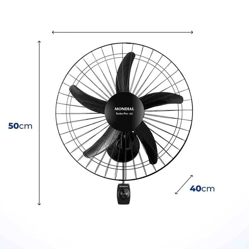 Ventilador de Pared 50 Cm - Mondial